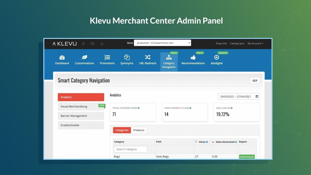 klevu_admin_panel